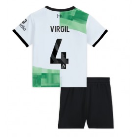 Liverpool Virgil van Dijk #4 Replica Away Minikit 2023-24 Short Sleeve (+ pants)